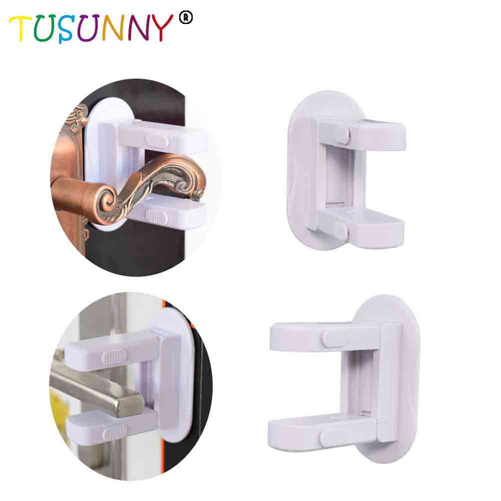 SH1.259D  Baby Safety Door Lever Lock Child Proof Locks