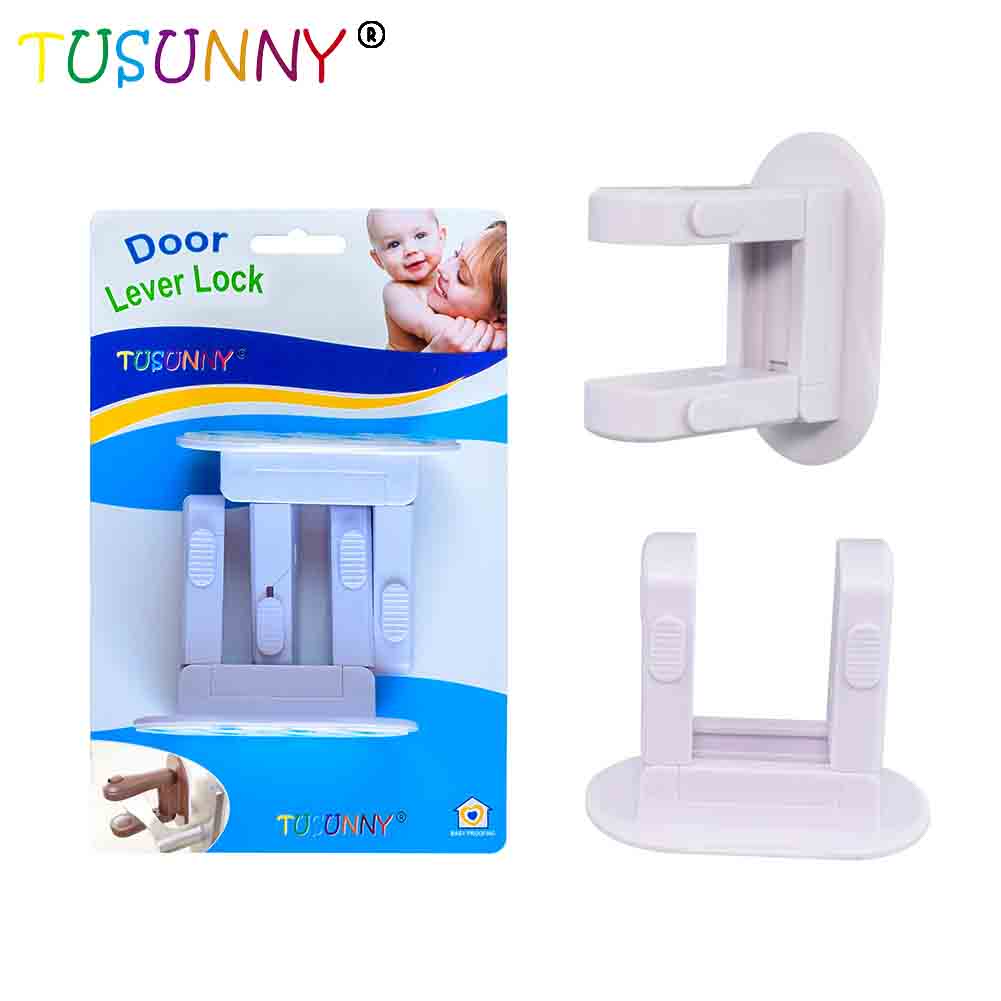 SH1.259D  Baby Safety Door Lever Lock Child Proof Locks