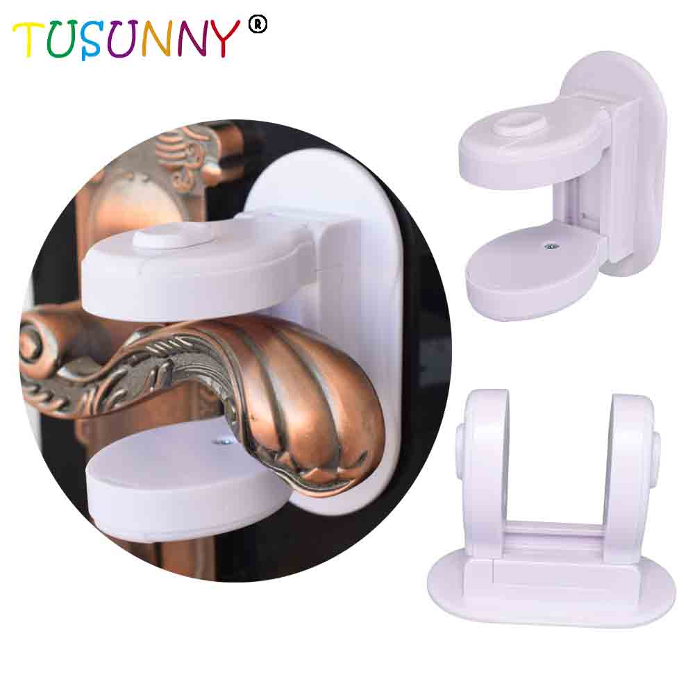 SH1.259C Plastic Handle Proof Baby Safe Door Lever Lock