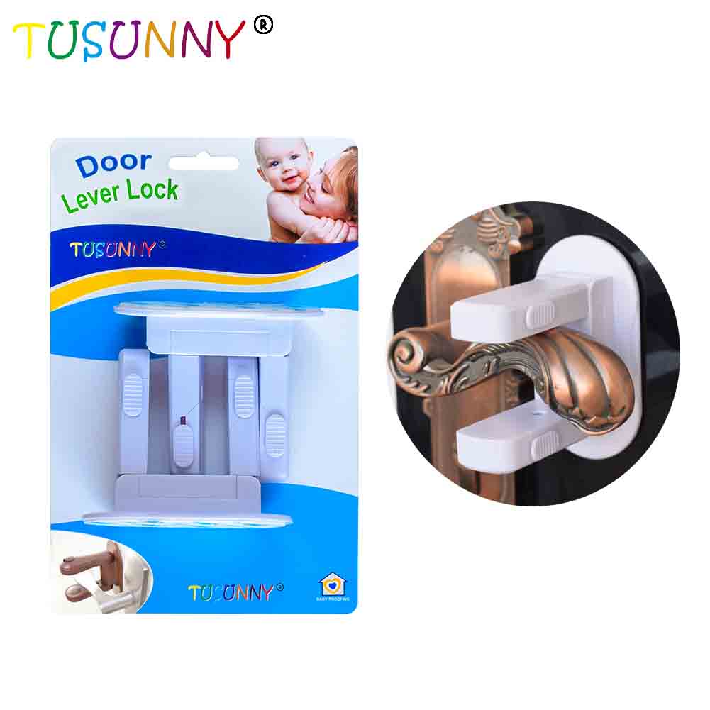 SH1.259D  Baby Safety Door Lever Lock Child Proof Locks