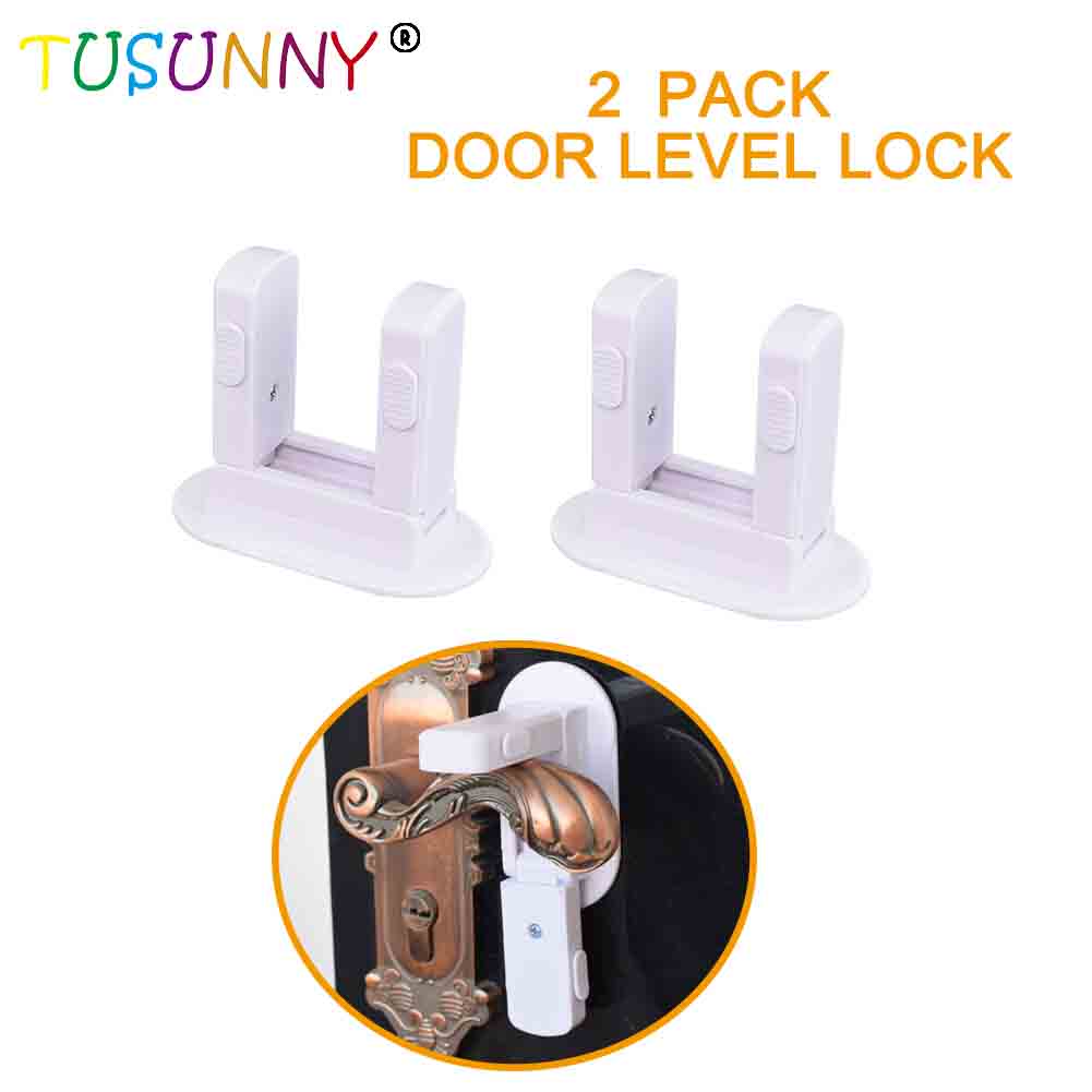 SH1.259D  Baby Safety Door Lever Lock Child Proof Locks