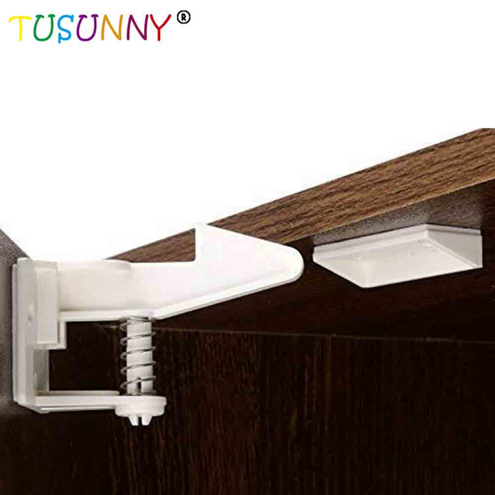 SH1.209 New design for baby safety hidden cabinet locks drawer locks