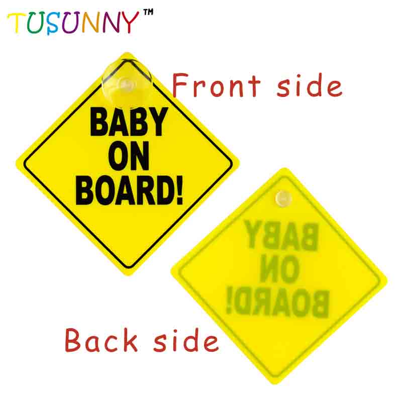 SH1.208 baby on board sign baby on board sticker safety warning sign children's goods