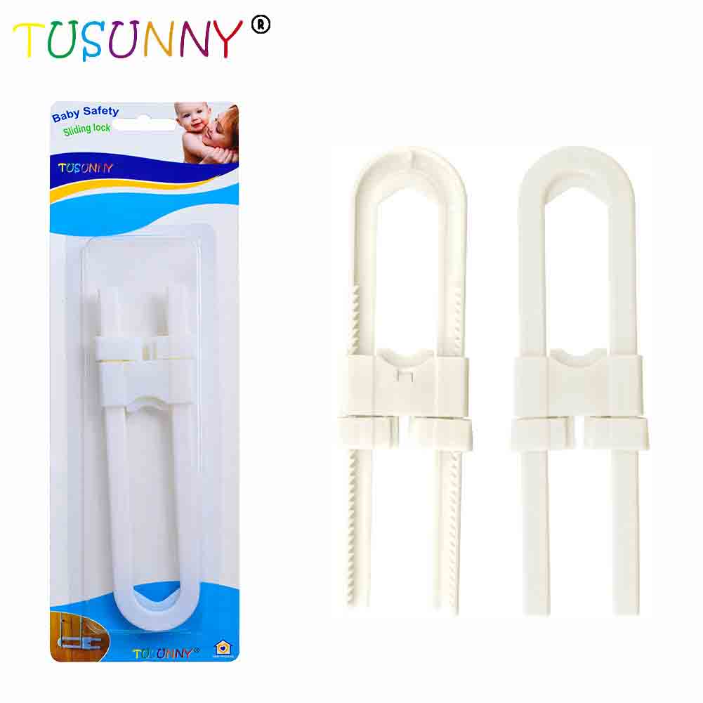 SH1.080 Baby Safety plastic Sliding Door Lock