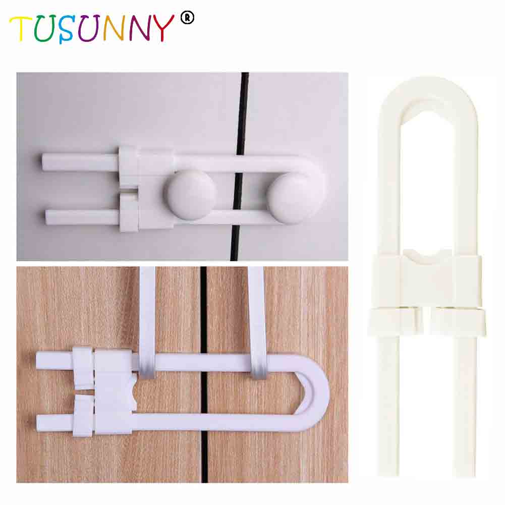 SH1.080 Baby Safety plastic Sliding Door Lock