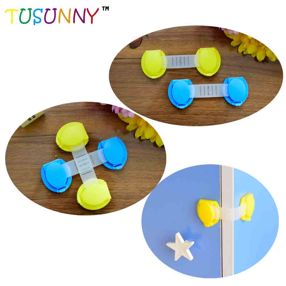 SH1.074 Baby Safety Plastic Security Cabinet Lock
