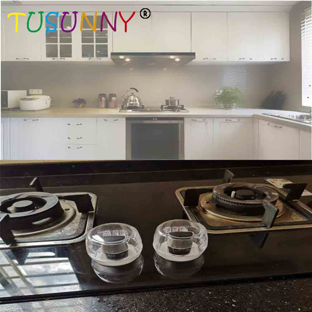 SH1.032C Baby Safety Big Size Transparent Stove Knob Cover Gas Safety Cover In home