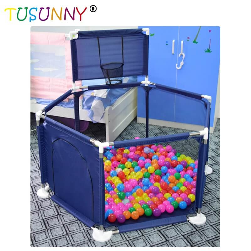 SH1.275 ball pool baby playpen with fabrics baby ocean ball pool