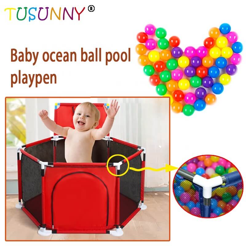 SH1.275 ball pool baby playpen with fabrics baby ocean ball pool
